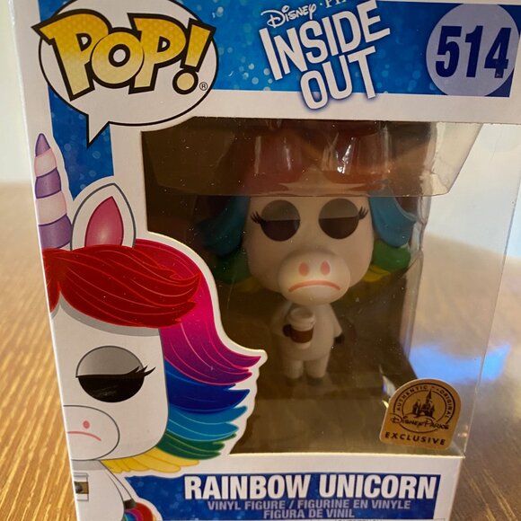 Rainbow Unicorn - Inside Out Pop! by Funko - Picture 1 of 6